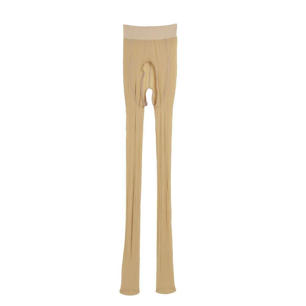 9497 Mesh High Waist Legging Tights Pantyhose Footed Long Trousers Pants